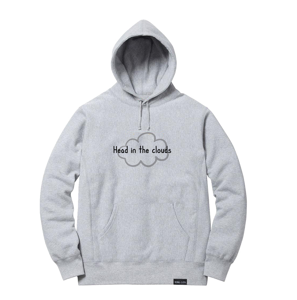 HEAD IN THE CLOUDS HOODIE BORING CLOTH