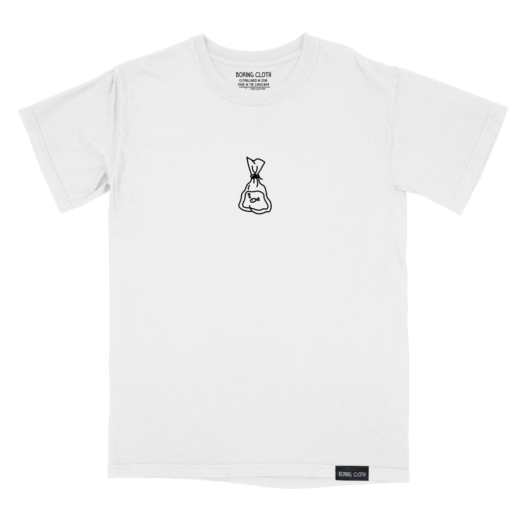 Fish in A Bag Tee White / XXL