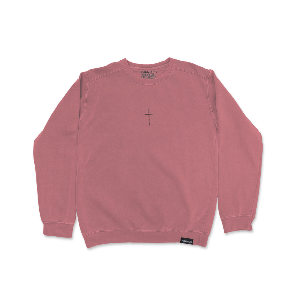Don't Cross The Line Crewneck Sweater - Multi Color