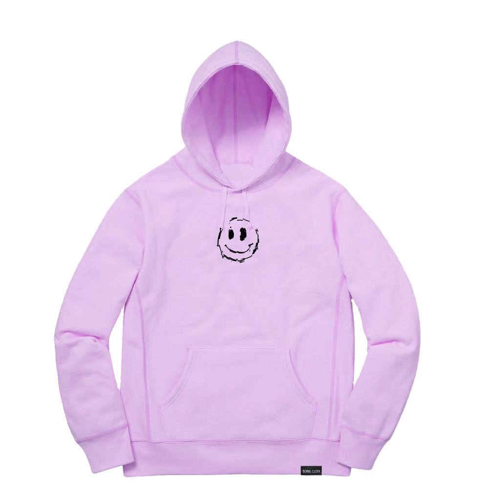 GLITCHED OUT SMILEY HOODIE – BORING CLOTH.
